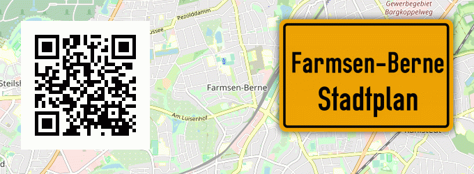 Stadtplan Farmsen-Berne