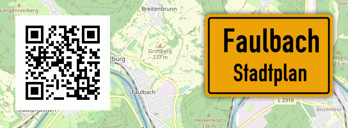Stadtplan Faulbach, Unterfranken