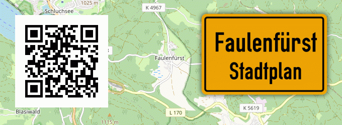 Stadtplan Faulenfürst