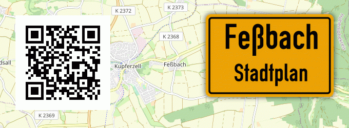 Stadtplan Feßbach