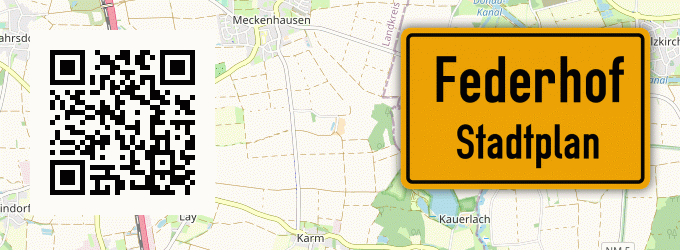 Stadtplan Federhof