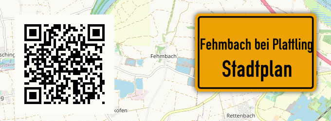 Stadtplan Fehmbach bei Plattling