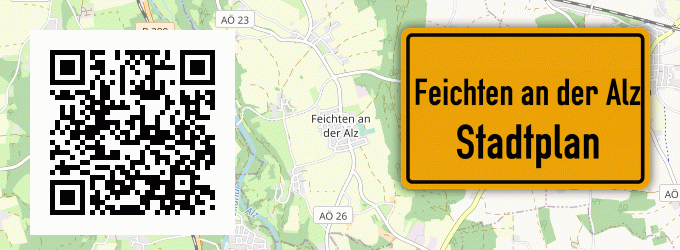 Stadtplan Feichten an der Alz