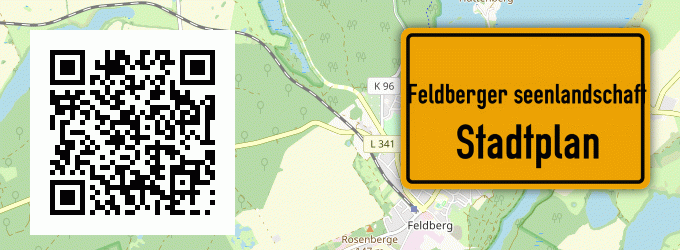 Stadtplan Feldberger Seenlandschaft