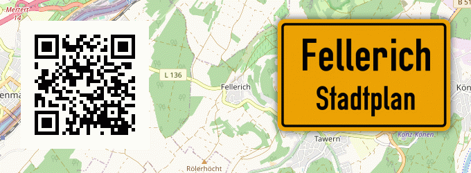 Stadtplan Fellerich