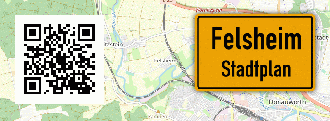 Stadtplan Felsheim