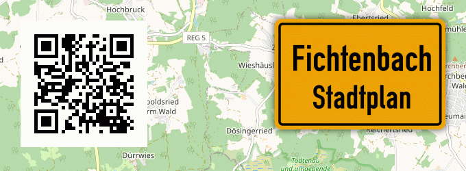 Stadtplan Fichtenbach, Wald