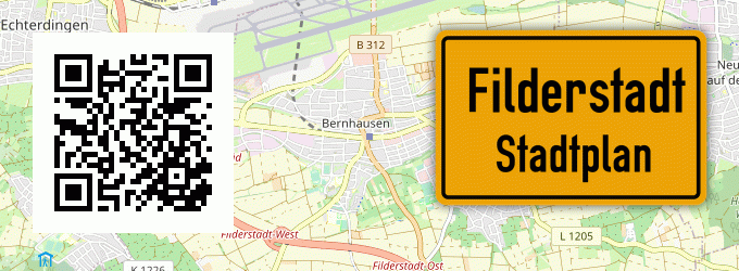 Stadtplan Filderstadt