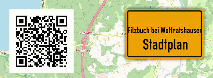 Stadtplan Filzbuch bei Wolfratshausen