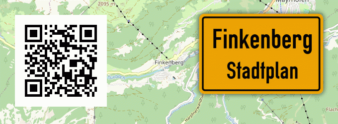 Stadtplan Finkenberg