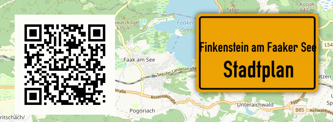 Stadtplan Finkenstein am Faaker See