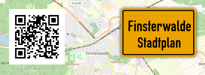 Stadtplan Finsterwalde