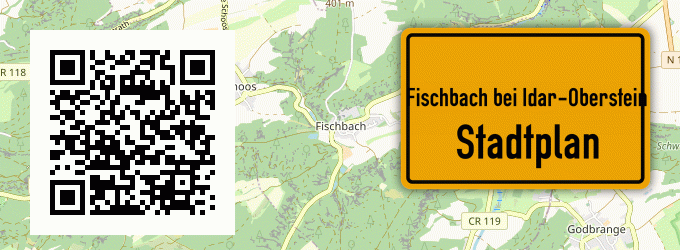 Stadtplan Fischbach bei Idar-Oberstein