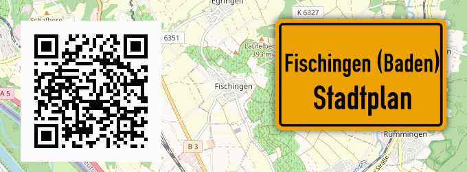 Stadtplan Fischingen (Baden)