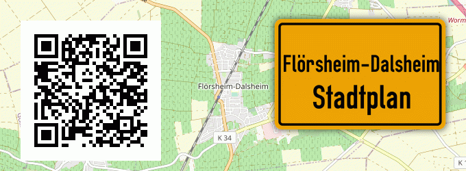 Stadtplan Flörsheim-Dalsheim