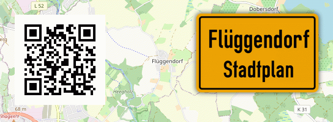 Stadtplan Flüggendorf, Holstein