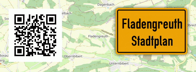 Stadtplan Fladengreuth