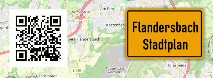 Stadtplan Flandersbach
