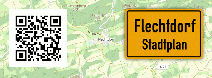 Stadtplan Flechtdorf