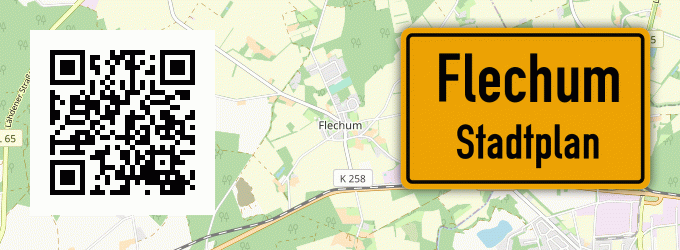 Stadtplan Flechum