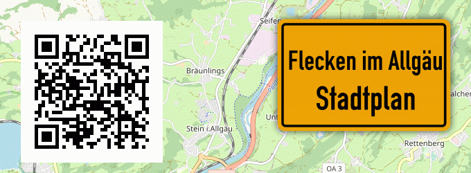 Stadtplan Flecken im Allgäu