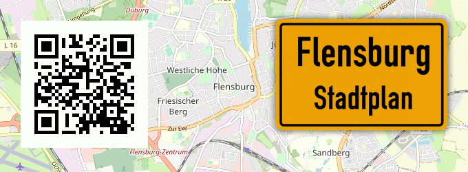 Stadtplan Flensburg