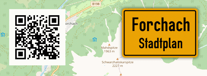 Stadtplan Forchach
