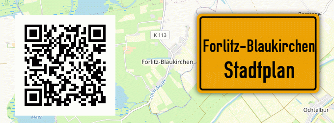 Stadtplan Forlitz-Blaukirchen