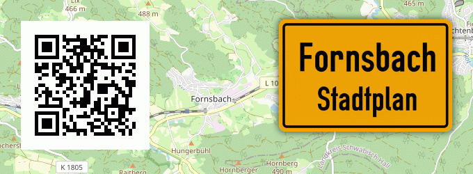 Stadtplan Fornsbach