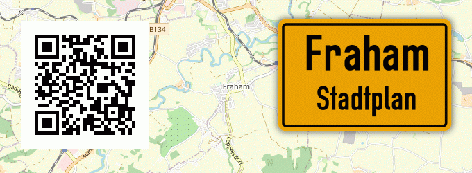 Stadtplan Fraham