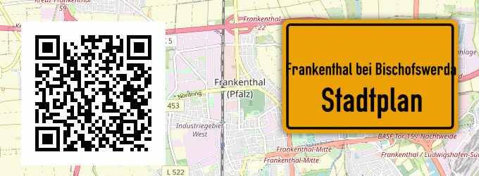Stadtplan Frankenthal bei Bischofswerda