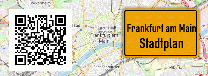 Stadtplan Frankfurt am Main