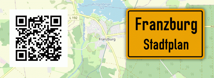 Stadtplan Franzburg