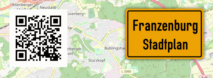 Stadtplan Franzenburg