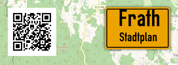 Stadtplan Frath, Kreis Viechtach