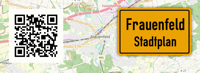 Stadtplan Frauenfeld