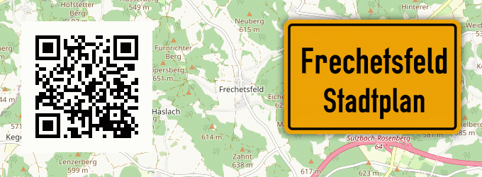 Stadtplan Frechetsfeld