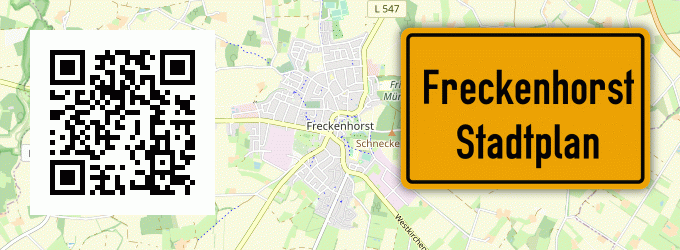 Stadtplan Freckenhorst