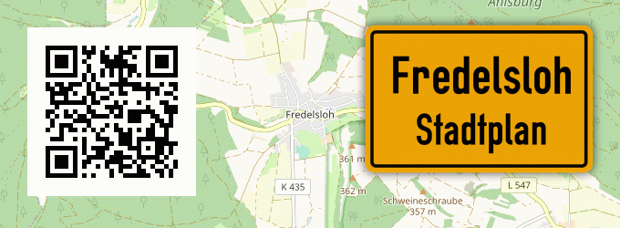 Stadtplan Fredelsloh
