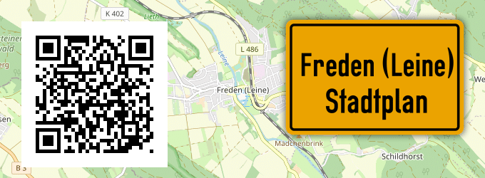Stadtplan Freden (Leine)