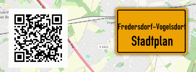 Stadtplan Fredersdorf-Vogelsdorf