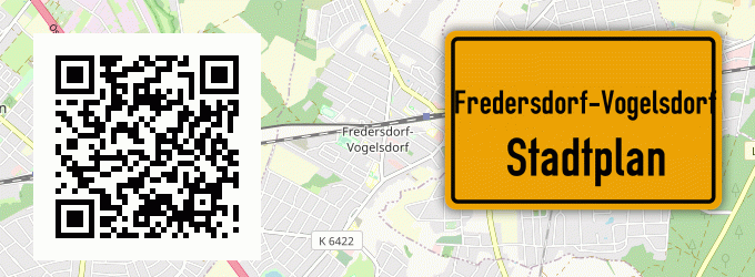 Stadtplan Fredersdorf-Vogelsdorf
