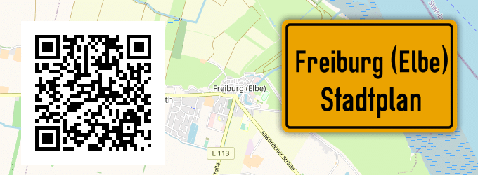 Stadtplan Freiburg (Elbe)