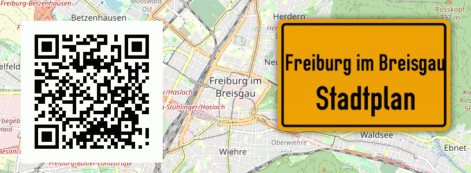 Stadtplan Freiburg im Breisgau