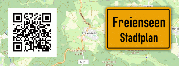 Stadtplan Freienseen, Hessen