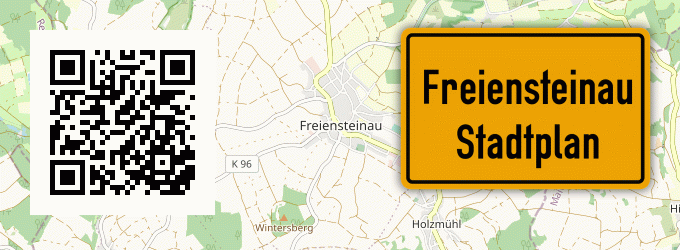 Stadtplan Freiensteinau