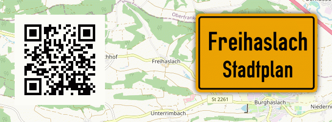 Stadtplan Freihaslach
