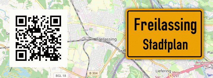 Stadtplan Freilassing