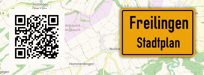 Stadtplan Freilingen, Westerwald