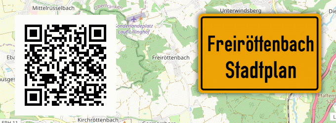 Stadtplan Freiröttenbach
